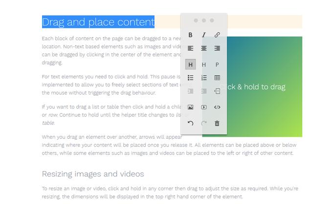不得不佩服，美觀小巧的網(wǎng)頁內(nèi)容編輯器——ContentTools