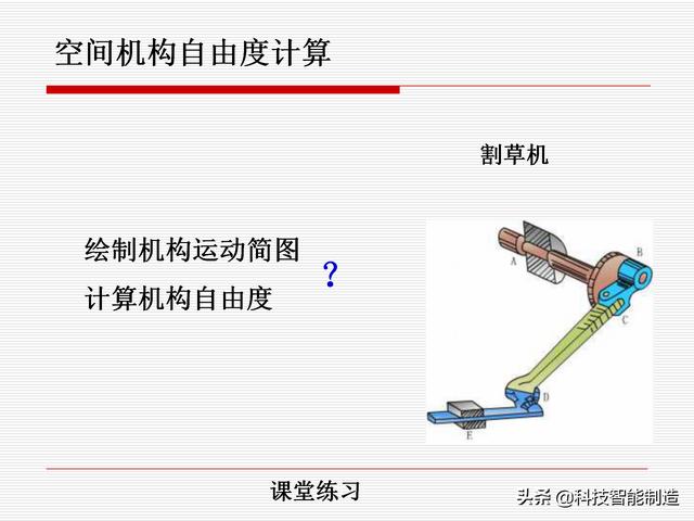 機(jī)構(gòu)運(yùn)動(dòng)簡(jiǎn)圖，機(jī)構(gòu)自由度及計(jì)算，機(jī)構(gòu)的基本概念知識(shí)