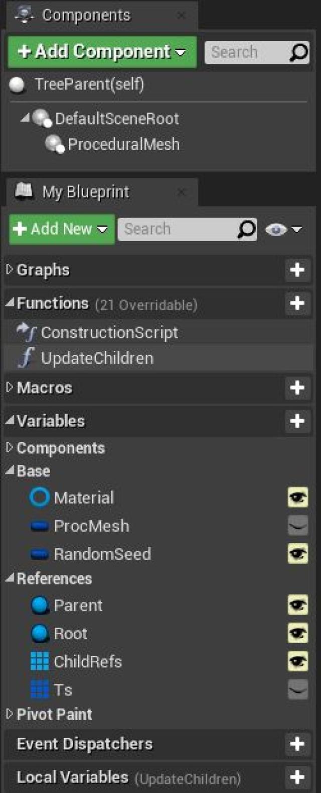 UE4程序化建模工具開發(fā)教程「植被建?！梗╱e4程序化植物）